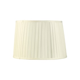 ILS20209  Stella 35cm Round Fabric Shade Ivory
